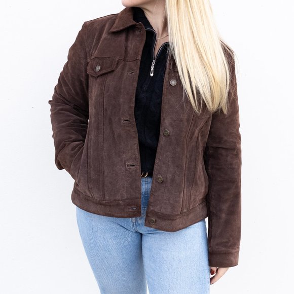 Vintage Brown Leather Jacket - Picture 5 of 7